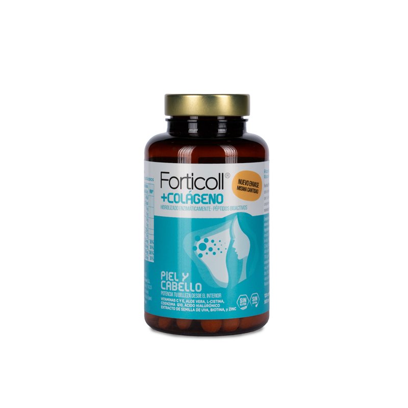 COLÁGENO PIEL Y CABELLO FORTICOLL BIOACTIVO 120 COMPRIMIDOS DE NATURGREEN