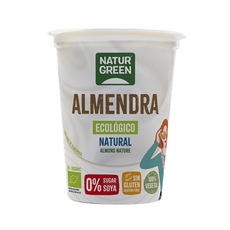 BIOGURT ALMENDRA NATURE 400gr YOGURT BIO DE NATURGREEN