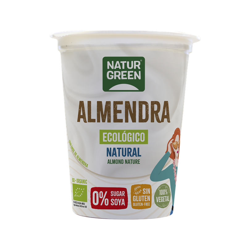 BIOGURT ALMENDRA NATURE 400gr YOGURT BIO DE NATURGREEN