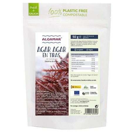 AGAR AGAR EN TIRAS 50...