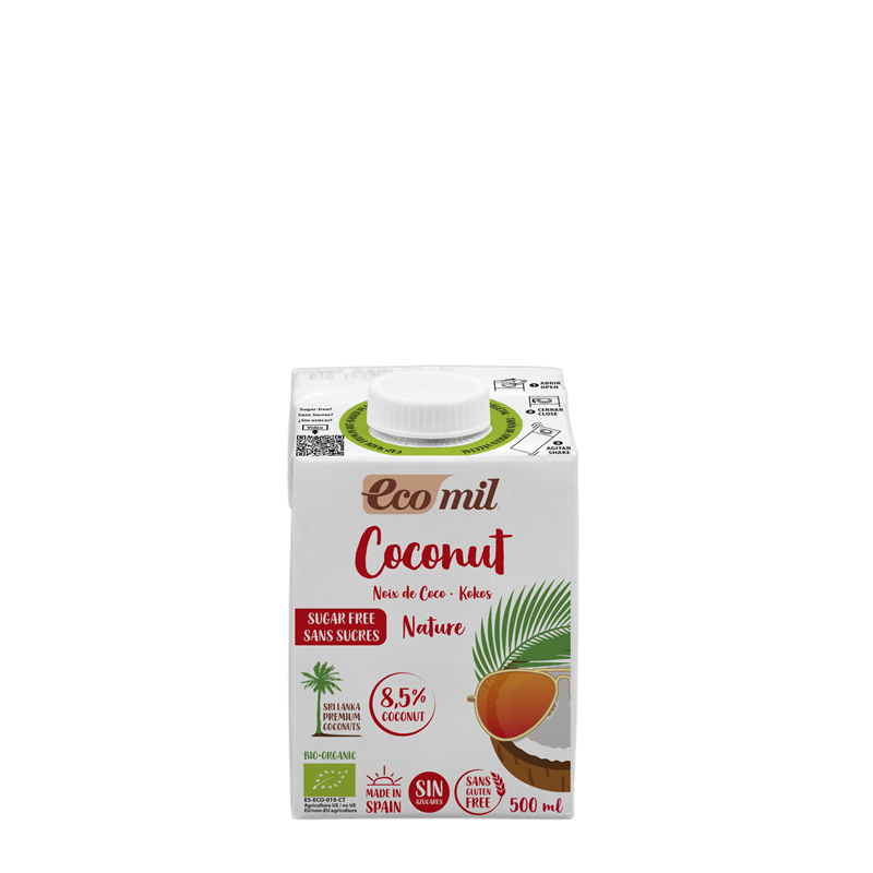BEBIDA VEGETAL ECOMIL NATURE COCO 500 ML SIN AZÚCAR