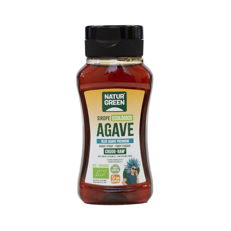 SIROPE DE ÁGAVE CRUDO-RAW 250ML DE NATURGREEN