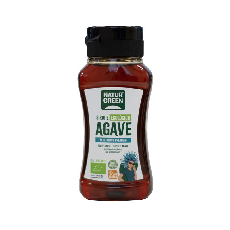 SIROPE DE AGAVE BLUE AGAVE PREMIUM 250 ML (360 GR) DE NATURGREEN