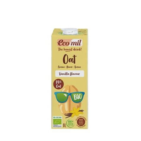 ECOMIL OAT (AVENA) VAINILLA 1L S/AZUCAR AÑADIDO (A)