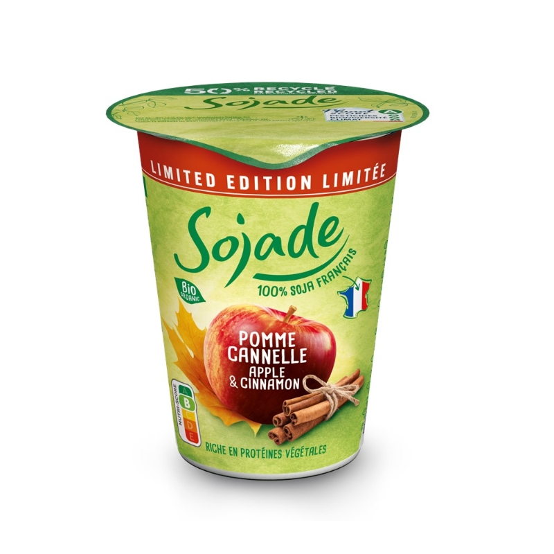 SOJADE POSTRE MANZANA CANELA 400GR A