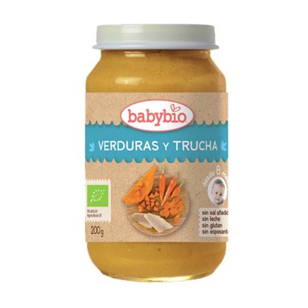 POTITO MENU TRADICION VERDURA TRUCHA BABYBIO 200GR