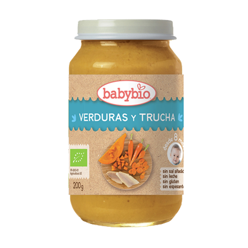 POTITO MENU TRADICION VERDURA TRUCHA BABYBIO 200GR