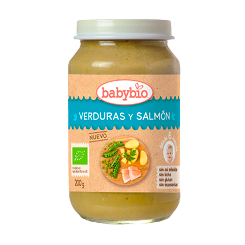 POTITO MENU TRADICION VERDURA SALMÓN BABYBIO 200GR