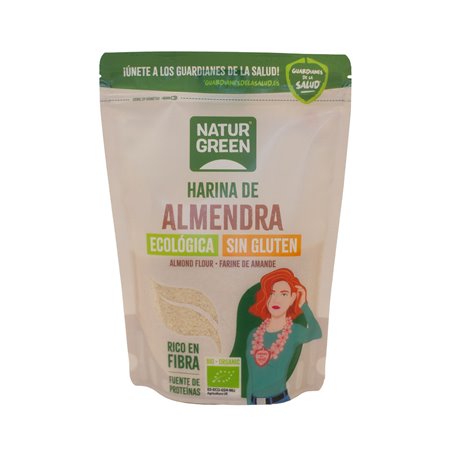 HARINA DE ALMENDRA SIN GLUTEN 300 GR DE NATURGREEN