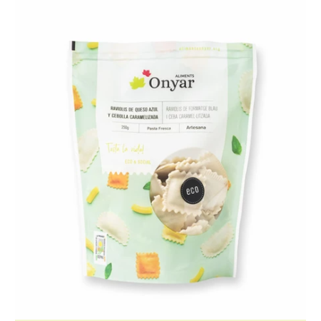 RAVIOLIS DE QUESO AZUL...