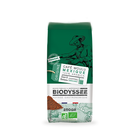 CAFE MOLIDO MEXICO 100% ARABICA BIO 250Kg (BIODYSSEE)