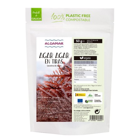 AGAR AGAR EN TIRAS 50...