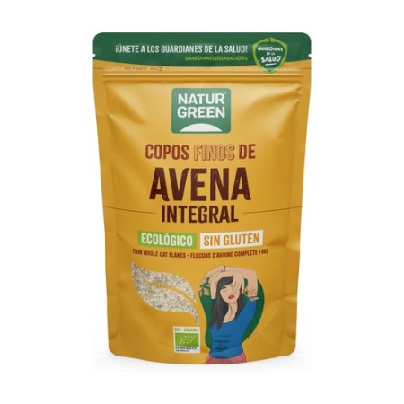 COPOS DE AVENA FINOS SIN GLUTEN 1KG BIO DE NATURGREEN