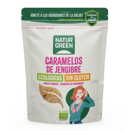 CARAMELOS DE JENGIBRE 125 GR BIO DE NATURGREEN