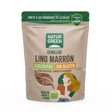 SEMILLAS DE LINO MARRON 225GR DE NATURGREEN