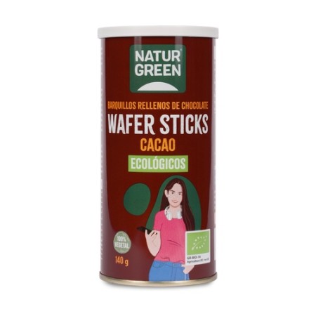 BARQUILLOS WAFER STICKS CACAO (17 BARQUILLOS) 140 GR DE...