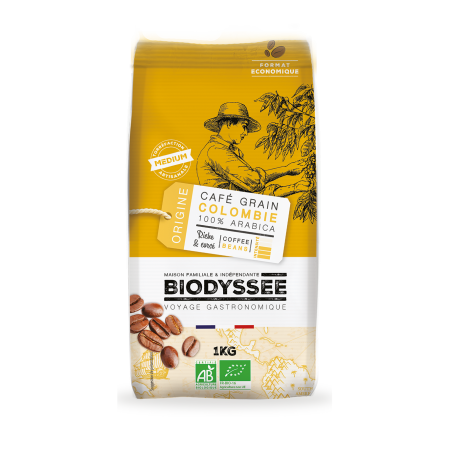 CAFE EN GRANO ORIGEN COLOMBIA 100% ARABICA BIO 1 Kg DE...