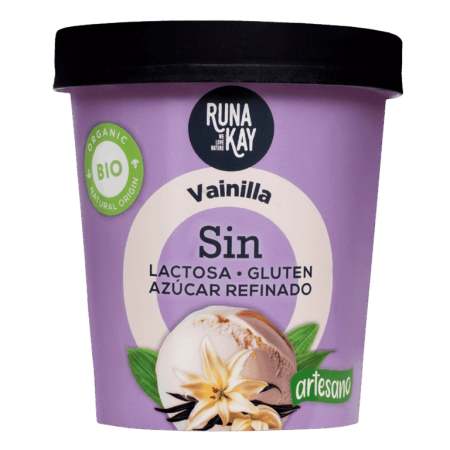 CAJA DE 20 HELADOS DE VAINILLA 130 ML DE RUNAKAY