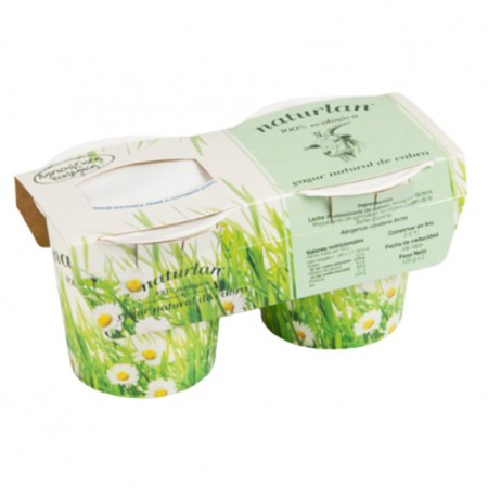 YOGUR CABRA NATURAL 2X125G BIO DE NATURLAN