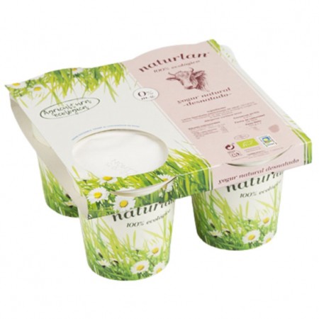 YOGUR DE VACA DESNATADO 4X125G BIO DE NATURLAN