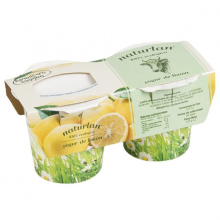 YOGUR DE VACA LIMON 2X125G BIO DE NATURLAN