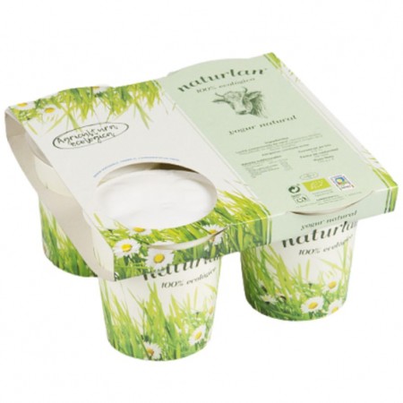 YOGUR NATURAL DE VACA 4X125G BIO (NATURLAN)