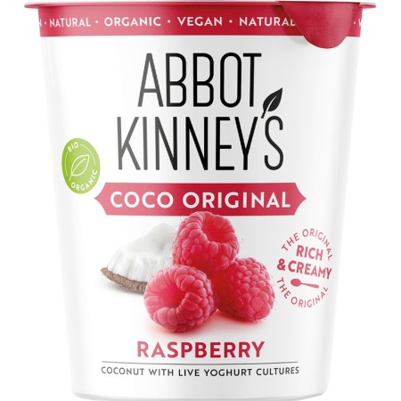 POSTRE DE COCO CON FRAMBUESA 350g BIO (ABBOT KINNEY)