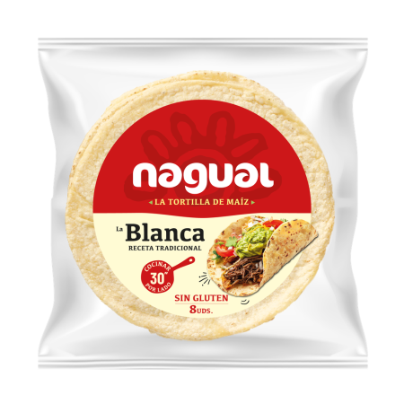 TORTILLA DE MAIZ BURRITO S/G NAGUAL 200gr DE SOLNATURAL