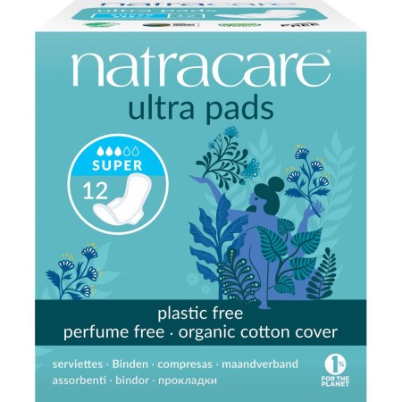 COMPRESA SUPER CON ALAS 12 UDES DE NATRACARE