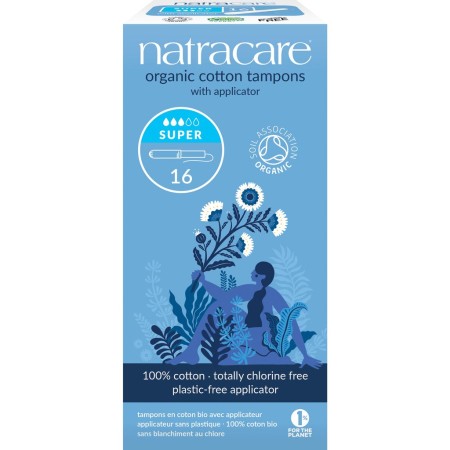 TAMPON SUPER CON APLICADOR 16 UDES DE NATRACARE