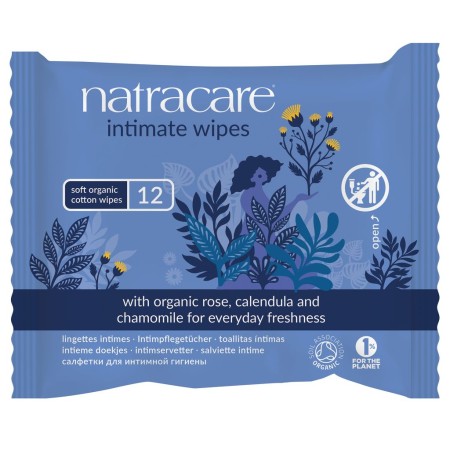 TOALLITAS INTIMAS EN DISPENSADOR 12 UDS DE NATRACARE