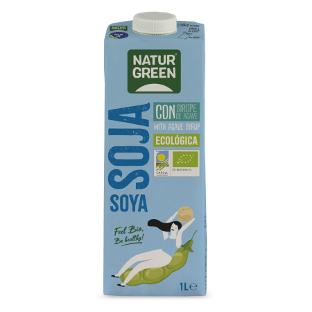 BEBIDA VEGETAL SOJA CON SIROPE DE AGAVE 1 LITRO DE...