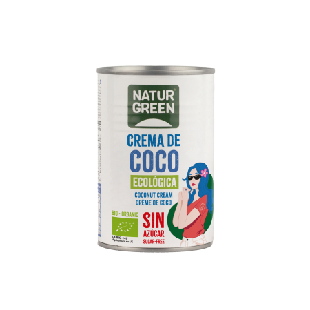 CREMA DE COCO EN LATA 400 ML BIO SIN AZUCAR DE NATURGREEN