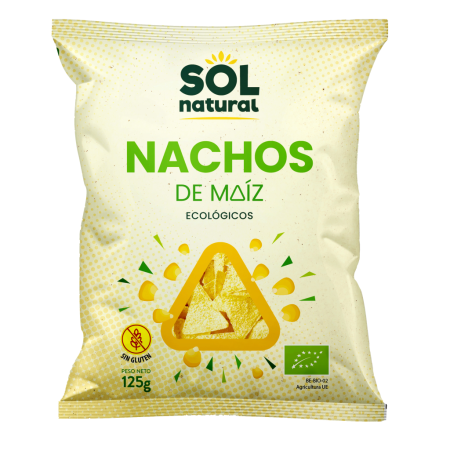 NACHOS DE MAIZ NATURAL SIN GLUTEN 125 GR BIO DE SOLNATURAL