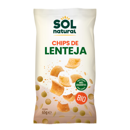 CHIPS DE LENTEJAS 65 GR (VEGETALES) BIO DE SOLNATURAL