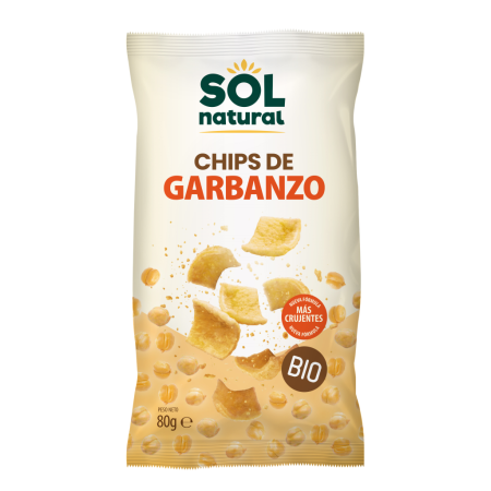 CHIPS DE GARBANZO 80 GR (VEGETALES) BIO DE SOLNATURAL