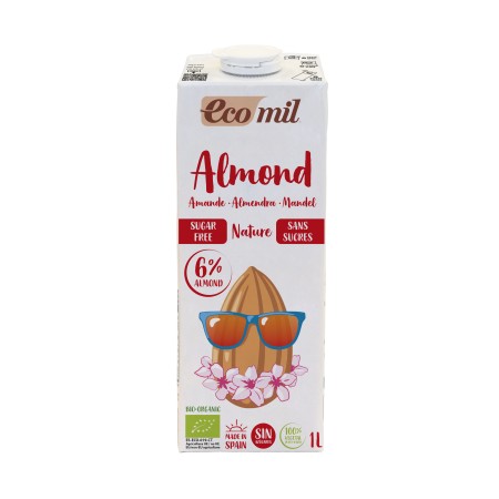 BEBIDA VEGETAL ECOMIL ALMENDRA NATURE 1 L DE NUTRIOPS