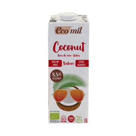 BEBIDA VEGETAL ECOMIL COCO NATURE SIN AZÚCAR 1 L