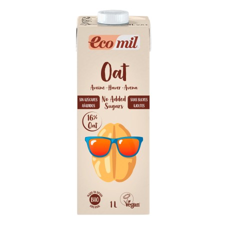 BEBIDA VEGETAL ECOMIL AVENA SIN AZUCAR AÑADIDO BIO 1 L DE...