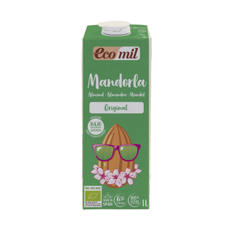 BEBIDA VEGETAL ECOMIL ALMENDRA (MANDORLA) ORIGINAL BIO 1...