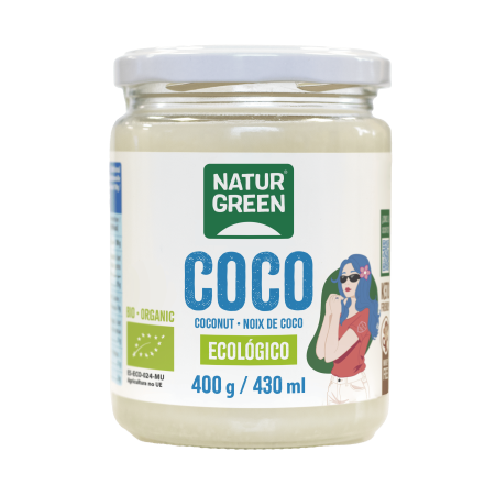 GRASA DE COCO 400GR BIO DE NATURGREEN