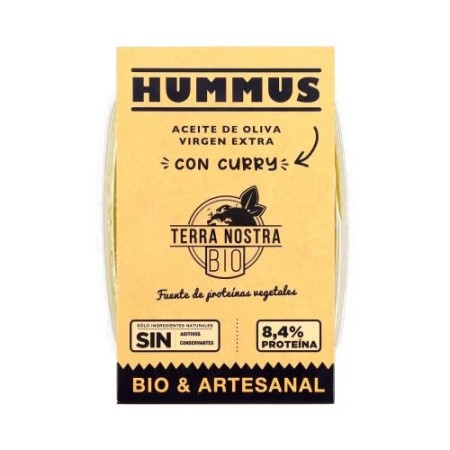 HUMUS AL CURRY BIO 200GR DE TERRA NOSTRA