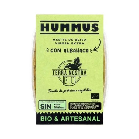 HUMUS DE ALBAHACA SIN GLUTEN BIO 200GR DE TERRA NOSTRA