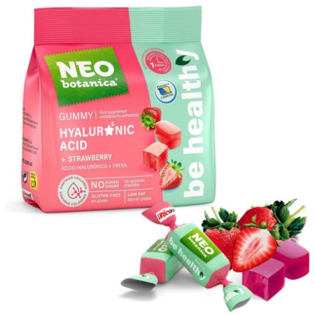 GUMMY CON ÁCIDO HIALURÓNICO Y FRESA SIN AZUCARES AÑADIDO...