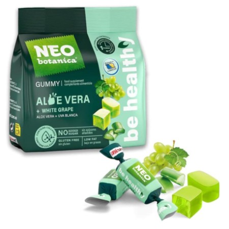 GUMMY CON ALOE VERA Y UVA BLANCA SIN AZUCARES AÑADIDO...
