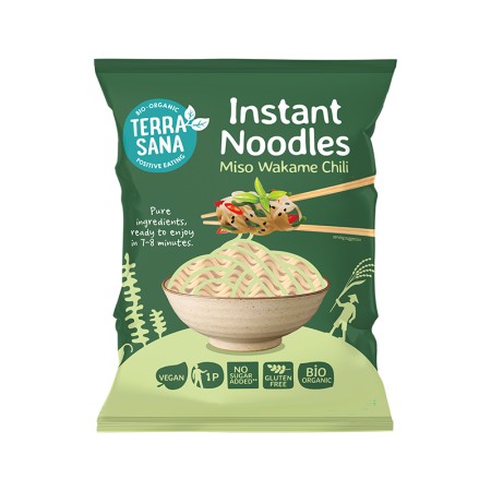 FIDEOS INSTANTANEOS CON MISO, WAKAME Y CHILI (NOODLES)...