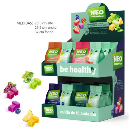 EXPOSITOR VACIO GUMMYS BEHEALTHY DE NEOBOTANICA