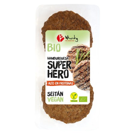 HAMBURGUESA SUPERHERO ALTA EN PROTEINAS 180G DE WHEATY