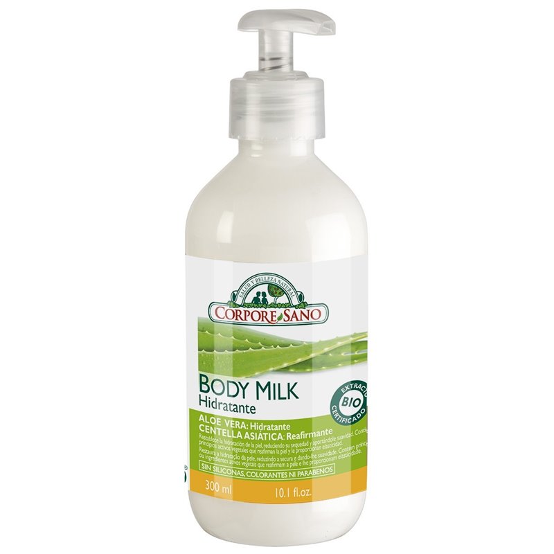 BODY MILK - HIDRATANTE ALOE VERA 300 ML DE CORPORE SANO