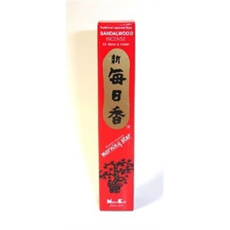 INCIENSO SANDALO 50 BARRITAS DE MORNING STAR